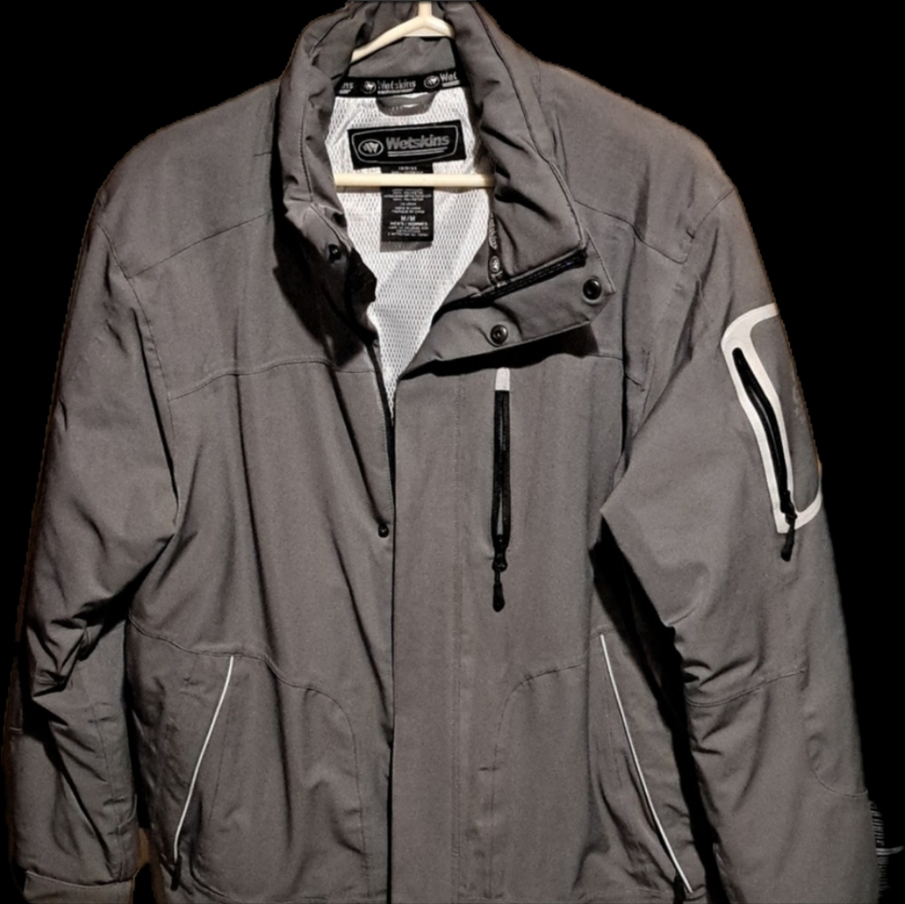WETSKINS MEN'S SIZE MEDIUM COAT GREY